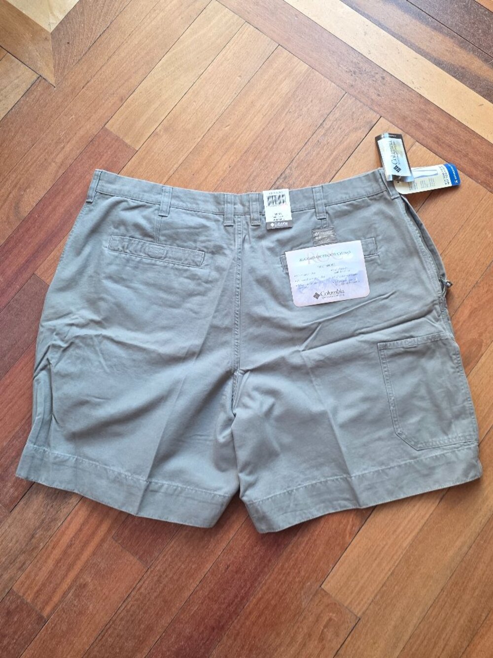 NWT Columbia Gray Rugged Outdoor Chino Shorts Big & Tall Size 44 - Picture 10 of 11